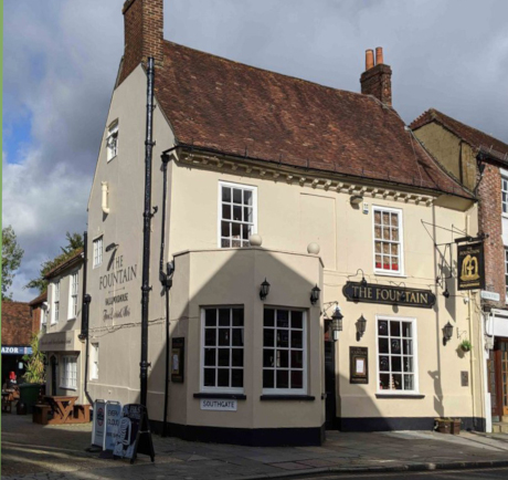 Chichester - The Fountain Inn - H.G. Wells